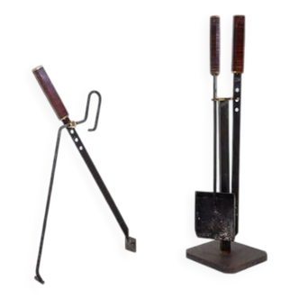 Afra & Tobia Scarpa Fire tool set - Ed. Dimensione Fuoco - Circa 1983