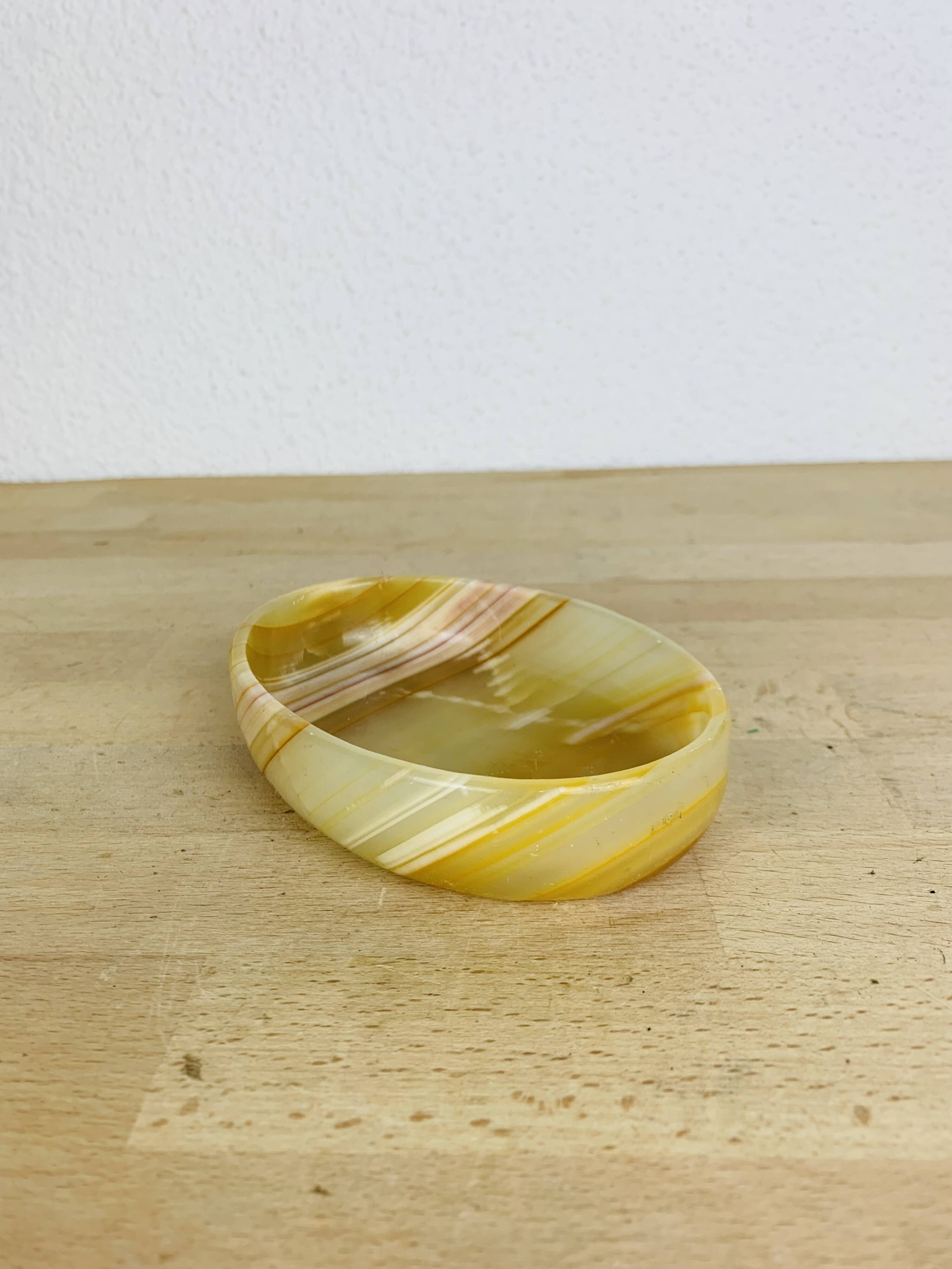 Vintage Onyx stone pocket emptier