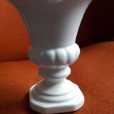 Vase vintage en céramique blanche, Allemagne