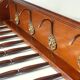 Wall mounted wooden coat rack with shelf wear hats and 4 brass hooks