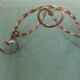 Vintage wrought iron coat/patère with 5 hooks