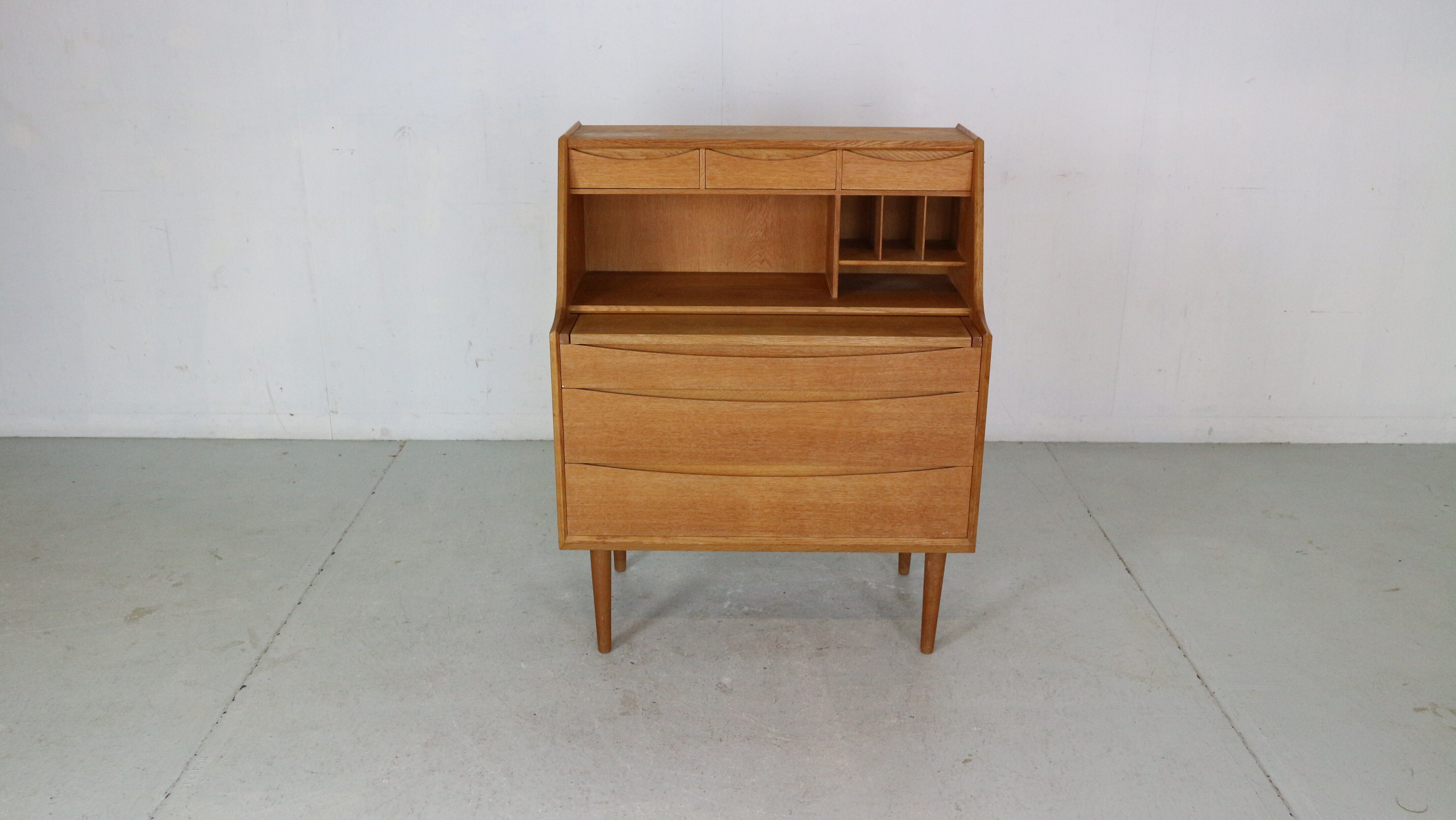 Mid-century oak writing desk, 1960 denmark