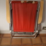 Vintage folding armchair