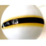 Vistosi Murano glass globe, Italy 1980s