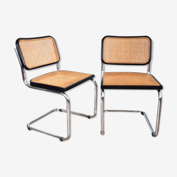 Paire de chaises Marcel Breuer Cesca B32