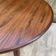 Table scandinave extensible en palissandre, 1960s