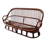 3 seater rattan sofa