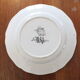 Pair of flat plates Sarreguemines decor Rouen