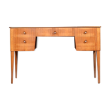 Midcentury Gordon Russell walnut and beech desk