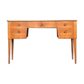 Midcentury Gordon Russell walnut and beech desk