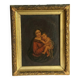 Oil Printed Panel of Madonna Baby Jesus Christ