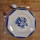 Set 6 assiettes Fleur Bleue 1920