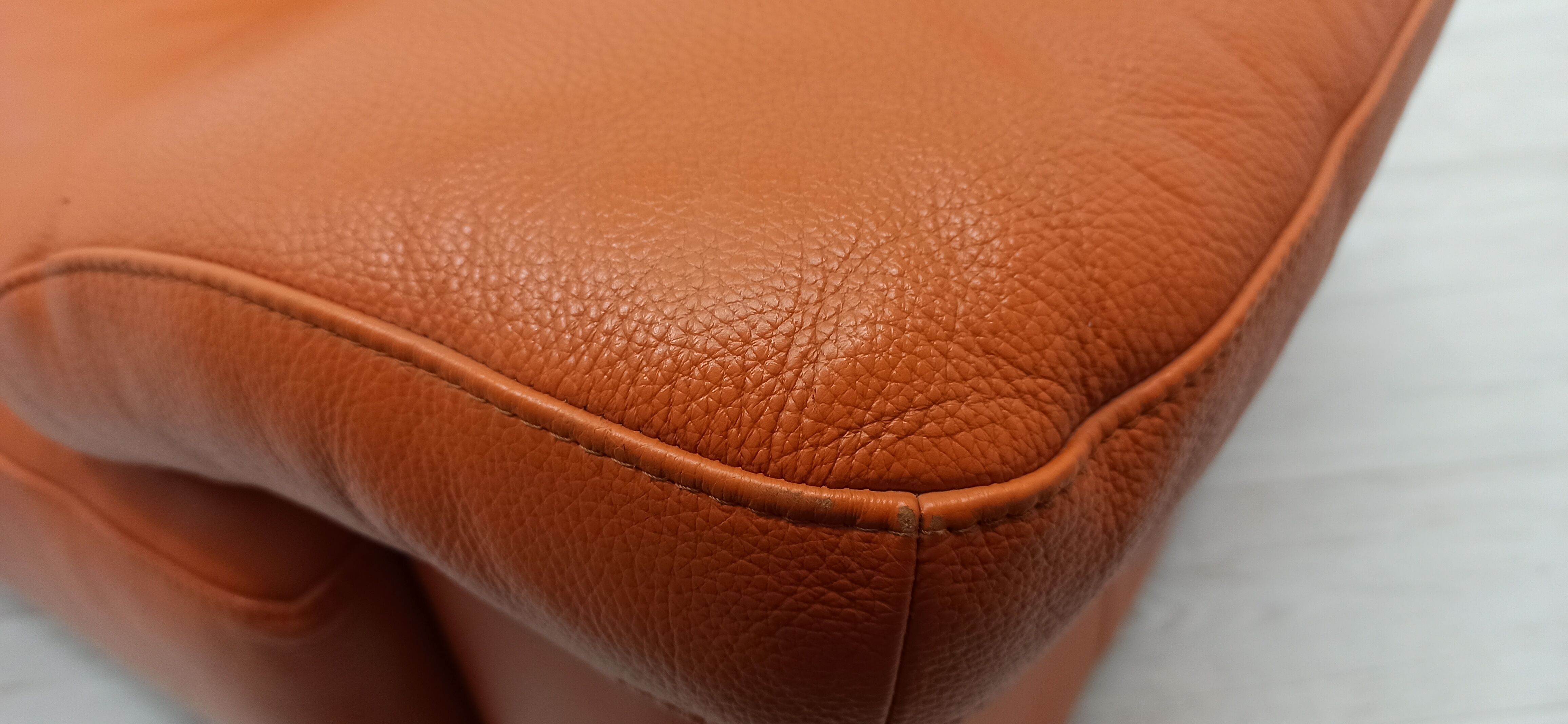 Leather sofa Willi Schillig 90s