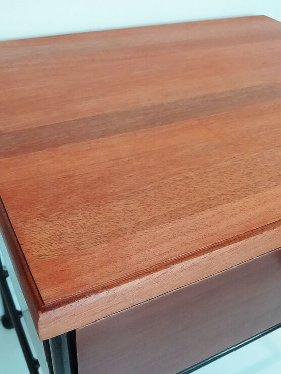 Wood and metal extra furniture