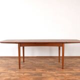 Mid-century Danish teak extendable dining table, 1960s.