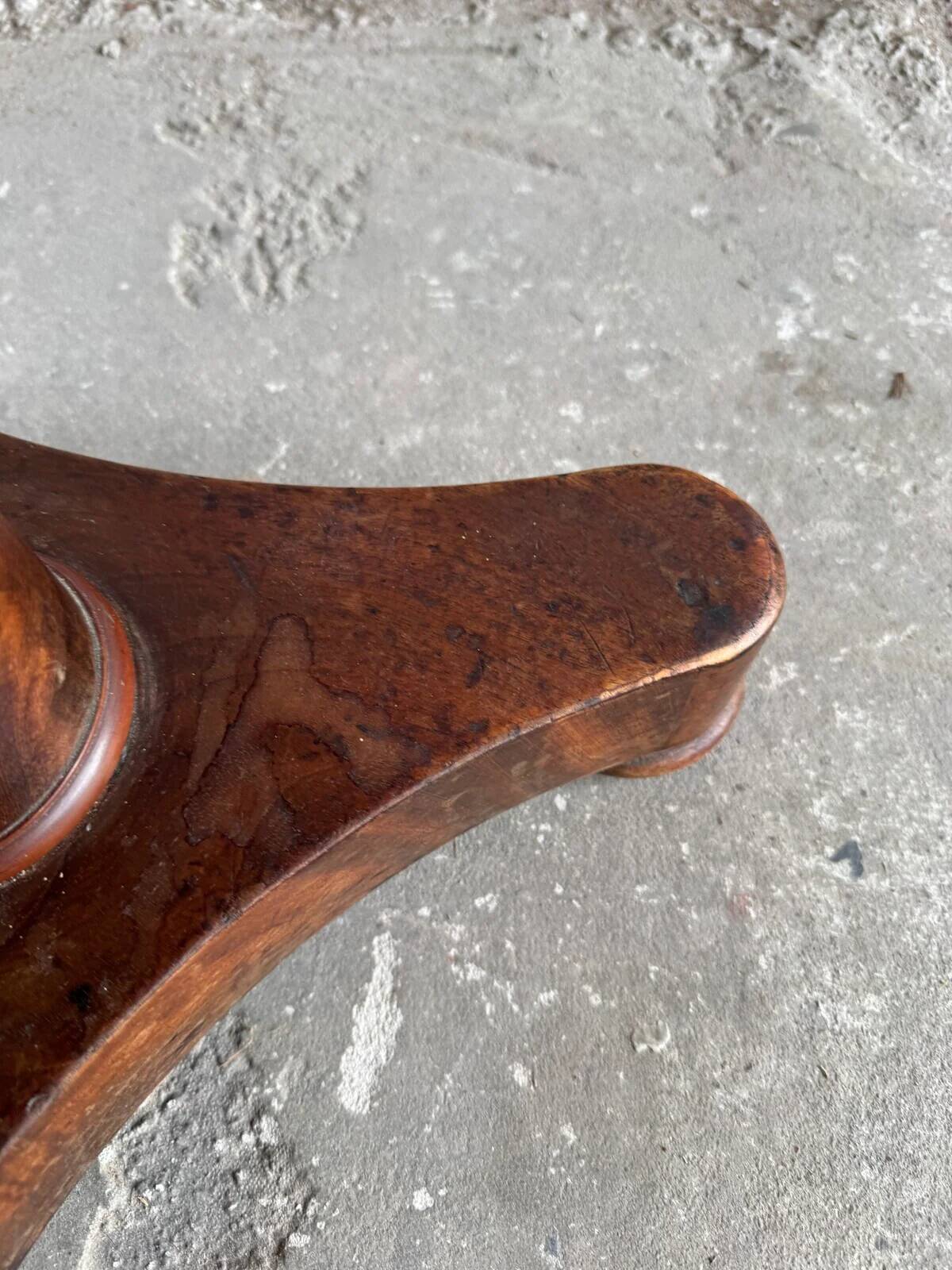 Table d’appoint vintage en bois – France, vers 1950