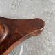 Table d’appoint vintage en bois – France, vers 1950