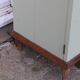 Renovated antique Art Deco sideboard – Lizard Green (Pure & Paint)