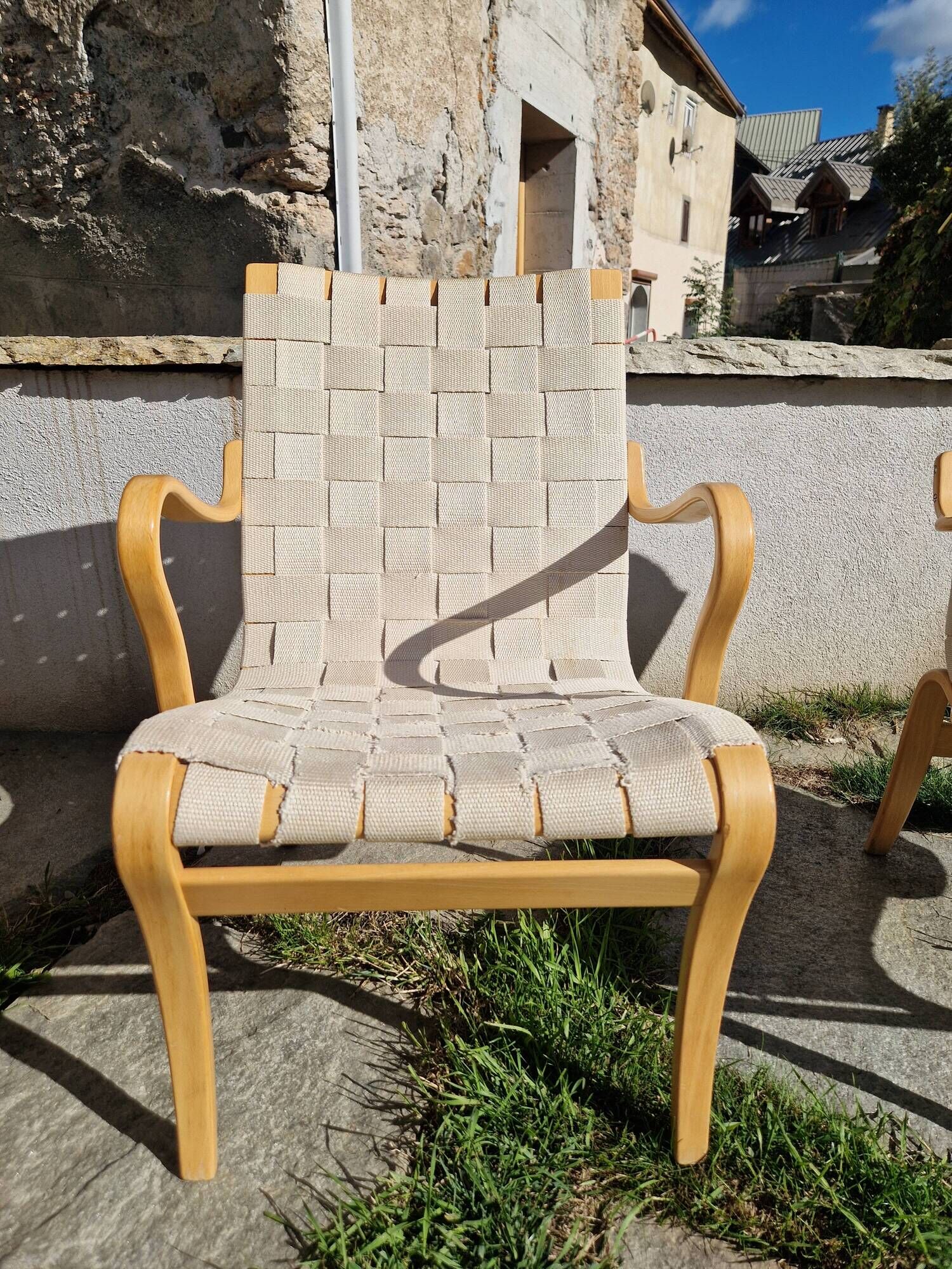 3 Eva chairs by Bruno Mathsson