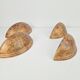 Terracotta Lisicia Wall Lamps from Paolo Marioni, 1970s, Set of 4