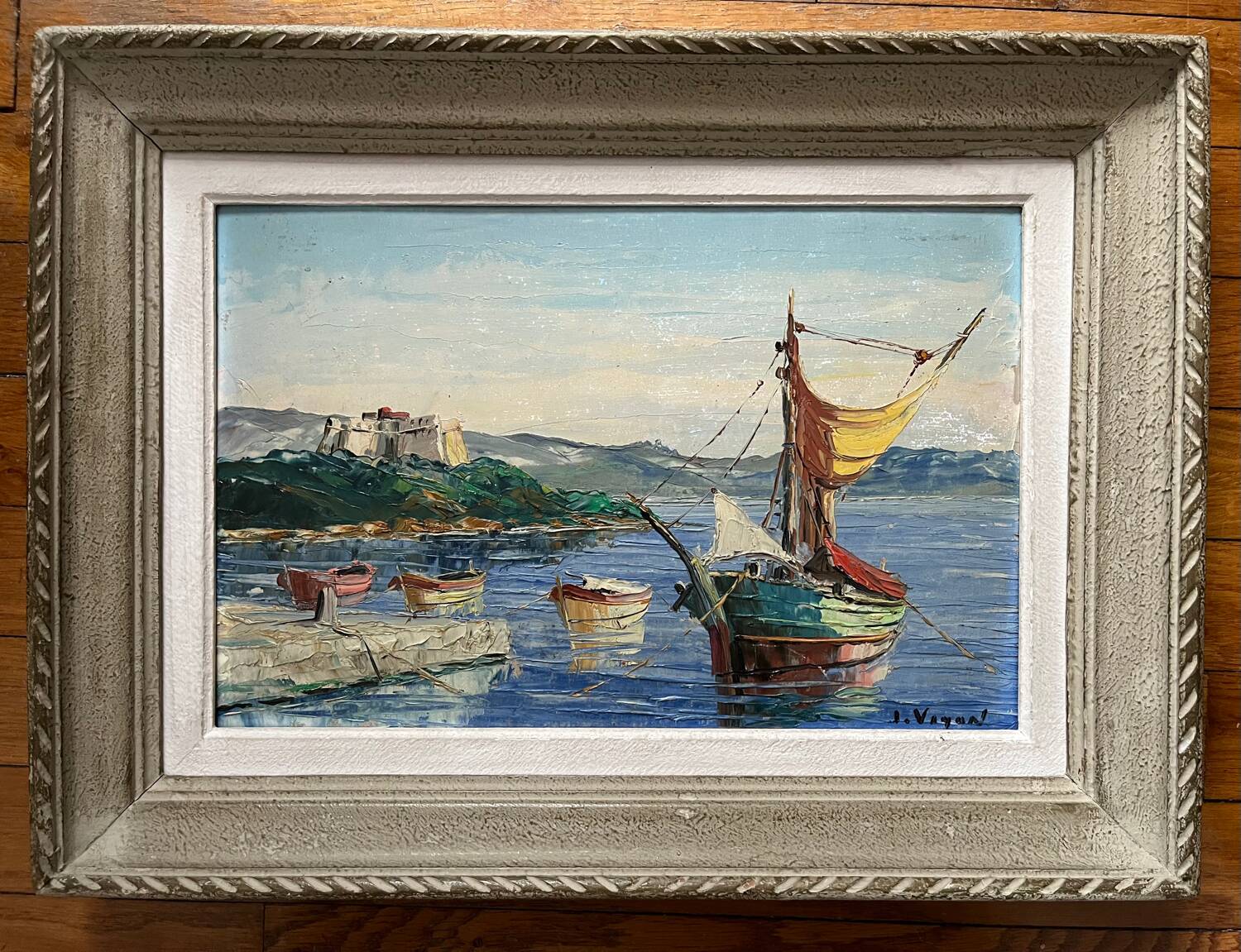 Painting: oil on panel - Marine