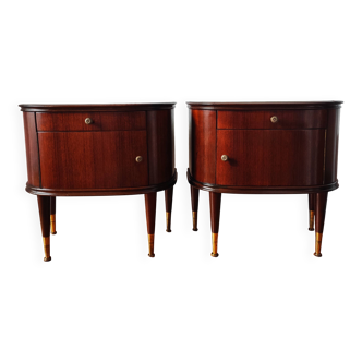 Pair of Italian bedside tables 1956