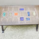 Old ceramic coffee table