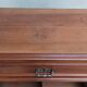 Walnut cabinet stamped BRUN.G.