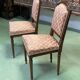 Pair of Louis XVI chairs early 20th in ground beech