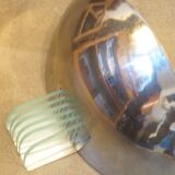 Pair of art deco design wall lamps