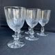 6 verres à eau baccarat – art nouveau