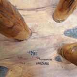 Tripod tab in olive wood