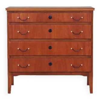 Teak chest of drawers, Danish design, 1970s, production: Denmark