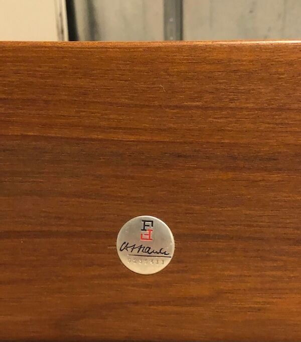 Fauteuil en teck danois du milieu du siècle par Ole Wanscher FD-109