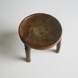 Wa-Hehe tribal carved tripod stool, Tanzania 1950s
