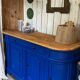 Blue buffet