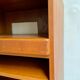 Danish storage cabinet Komfort on teak and rosewood wheels