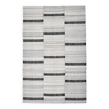 7x10 Beige & Brown Turkish Vintage Kilim Rug 215x320Cm SK 242206