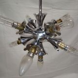 Lampe Spoutnik métal chromé