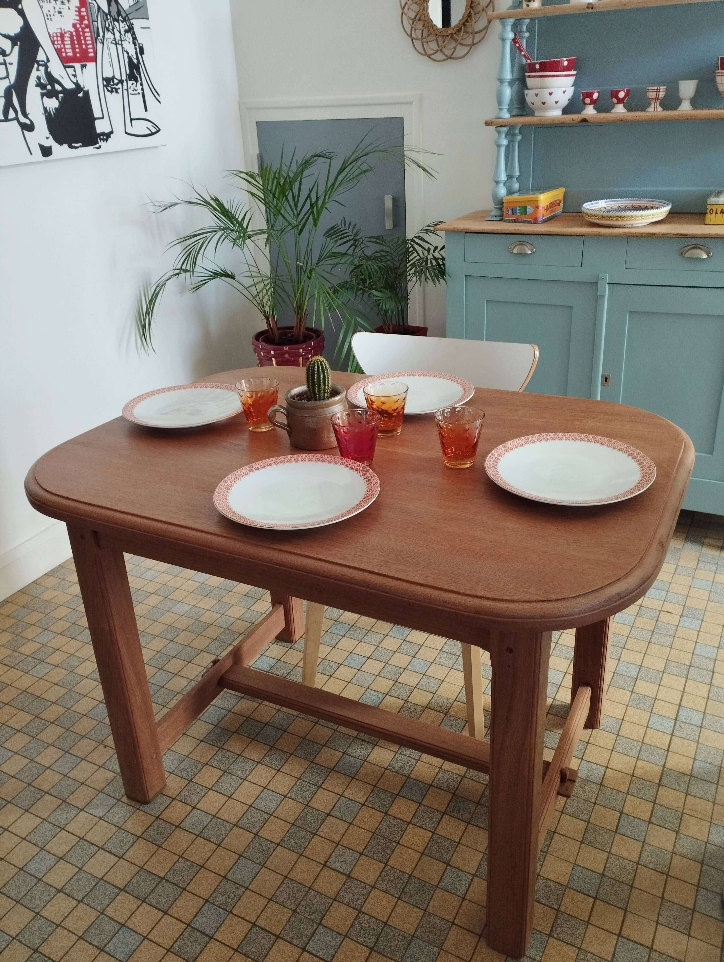 Table à manger vintage