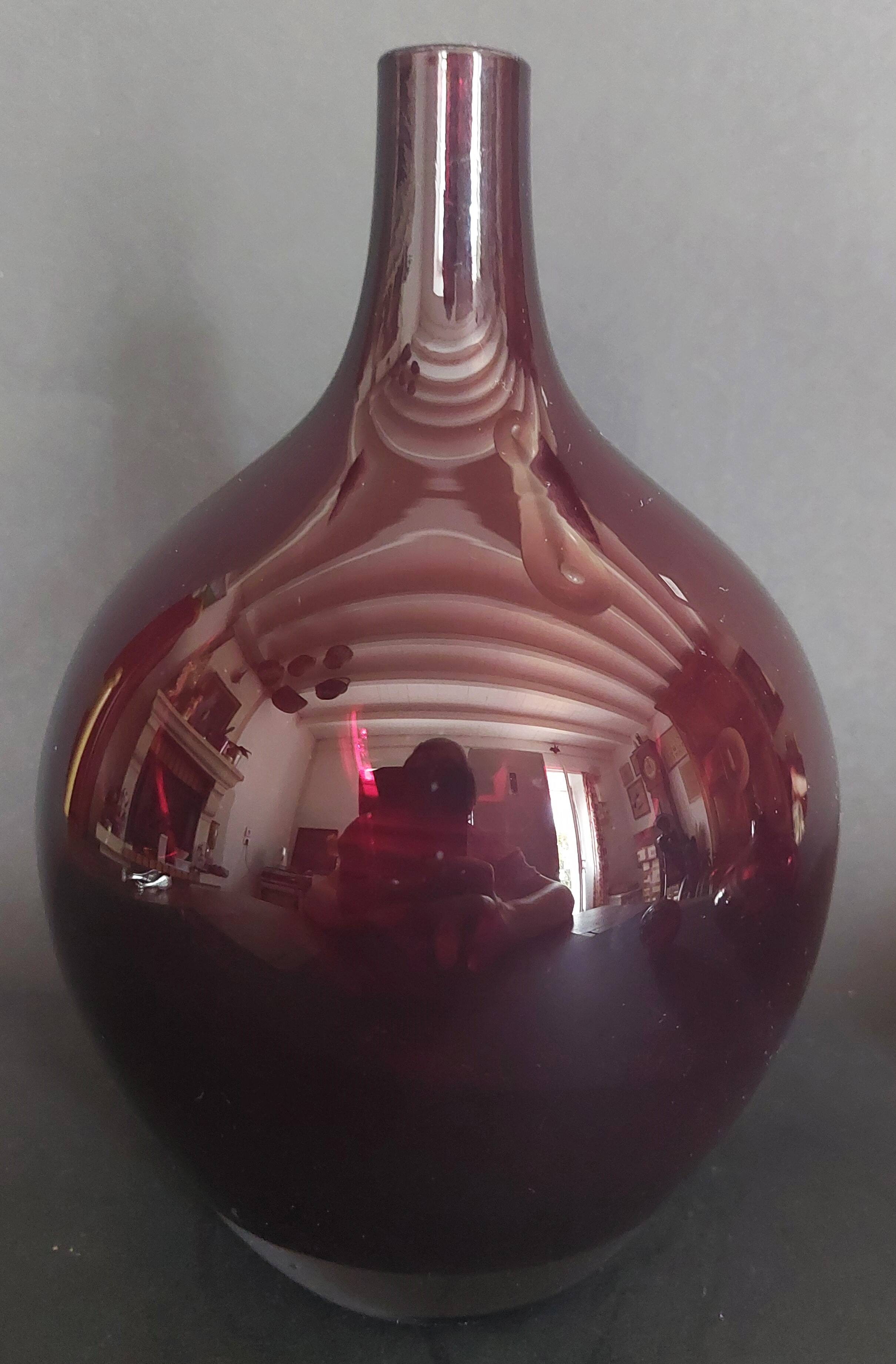 Vintage blown glass vase Ikea Salong Johanna Jelinek