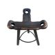 Set of 3 Vintage Spanish Brutalist Marbella Stools