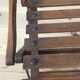 Chaise pliante pour enfants en lattes de bois