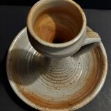 Sandstone hand candle holder signed sandstone of the twentieth century marsh