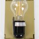 Fog & Mørup / Jo Hammerborg “Kastor” brass wall lamp / Mid-century Danish modern design / 1960s / 1970s