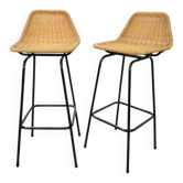 Bar Stools from Rohé Noordwolde, 1960, Set of 2