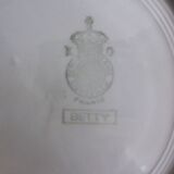 1 assiette creuse Badonviller modèle Betty