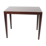Side table in mahogany by Severin Hansen for Haslev Furniture, 1960s