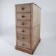 Meuble de métier vintage en bois massif