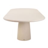 Handmade Contemporary Textured Premium Plaster Dining Table - Customizable